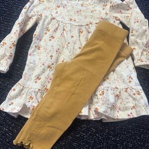 Gerber Baby Outfit with Purple and Orange Accents